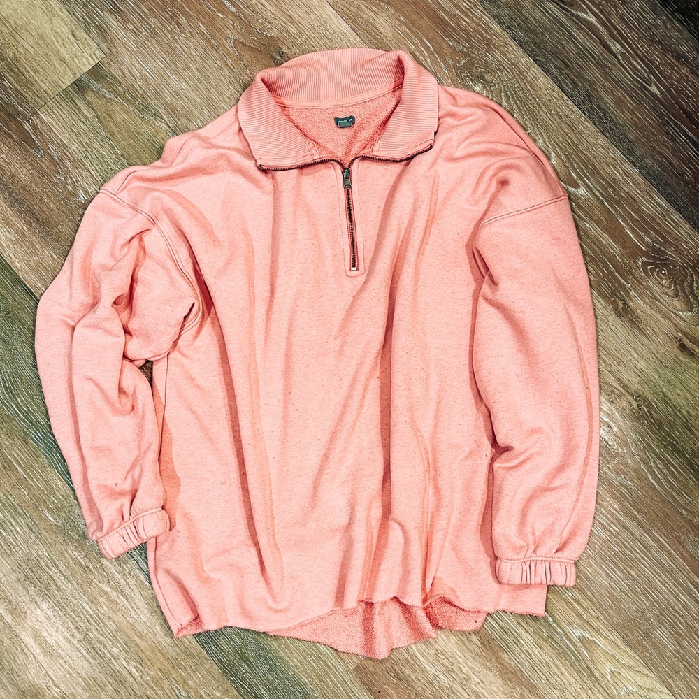Pink Half Zip Up